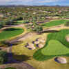 Aerial view of the 3rd green from Dove Valley Ranch Golf Club.